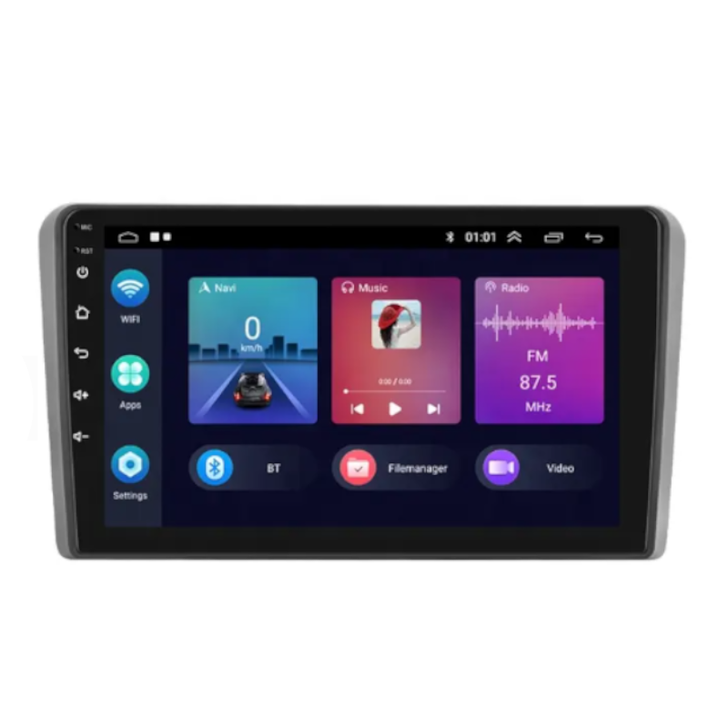 Android autorádio Audi A3 9" | CarPlay, Android Auto, GPS | 2/32GB