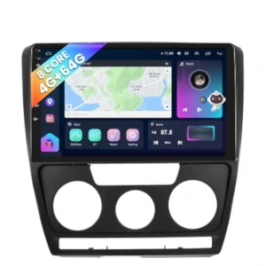 Android autorádio Škoda Octavia 2 10,1" | CarPlay, Android Auto, GPS | 4/64GB