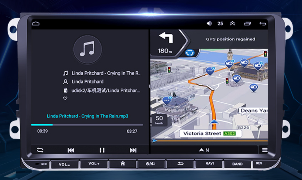 Android autorádio Škoda 9" | CarPlay, Android Auto, GPS | 4/64GB