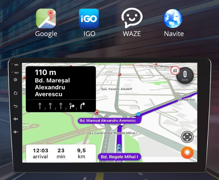 Android autorádio Audi A3 9" | CarPlay, Android Auto, GPS | 2/32GB